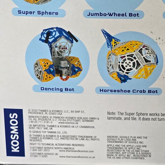 Thames & Kosmos Robotics Smart Machines Super Sphere STEM Experiment Kit Robot - Picture 7 of 15